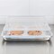 Quarter-Size Sheet Pan Cover 13¾" x 9¾" x 1" Clear Polypropylene Snap On Fit